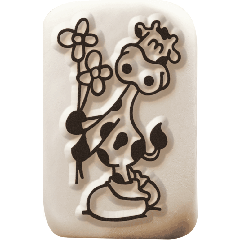 Ladot stone - medium - Cow