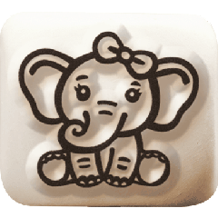 Ladot stone - small - Elephant