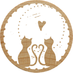 Woodies Stamp - Cats