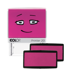 Spare Pad - shiny pink - 2 pieces