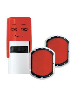 Spare Pad - brave red - 2 pieces - round
