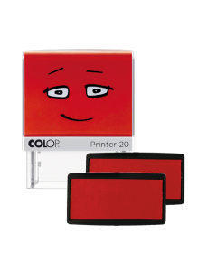 Spare Pad - brave red - 2 pieces