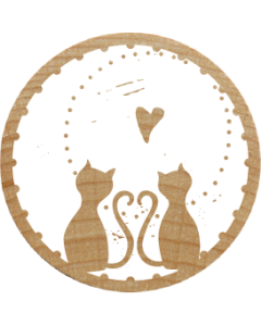 Woodies Stamp - Cats