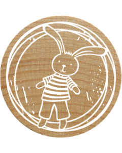 Woodies Stamp - Bunny