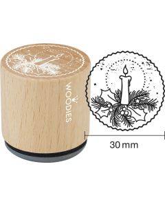 Woodies Stamp - Candle
