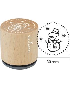 Woodies Stamp - Snowman