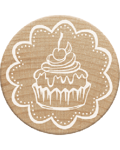 Woodies Stamp - Cupcake