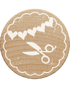 Woodies Stamp - Scissors