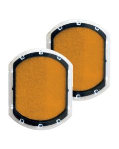 Spare Pad - shiny orange - 2 pieces - round