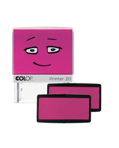 Spare Pad - shiny pink - 2 pieces