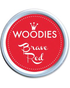 Woodies Stamp Pad - Brave Red