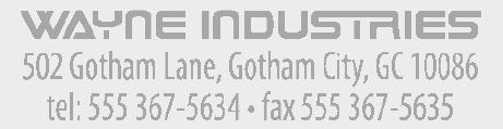Sample imprint